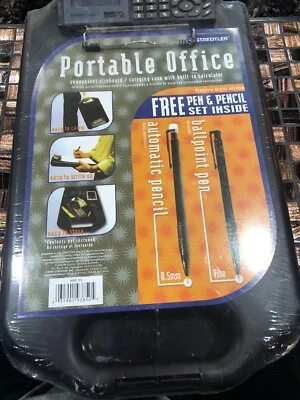 Staedtler Portable Office Clipboard Carrying Case With Built In Calculator  - Image 1 of 2