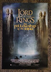 Lord of the Rings Fellowship IMAX 27x40 1-Sheet DS Movie Poster Double sided