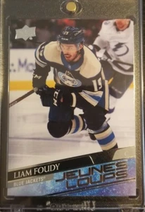 2020-21 Upper Deck - Liam Foudy - Young Guns - French Variation - Juenes Loups - Picture 1 of 2