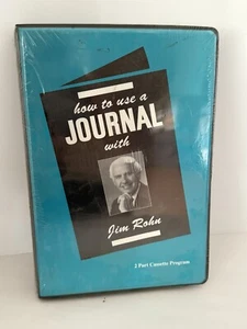 How To Use A Journal With Jim Rohn 2 Part Audio Cassette Program Sealed 1993 - Picture 1 of 5