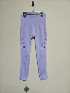 NWT GYMSHARK Women's Seamless Energy High Waisted Leggins Pastel Lilac.Size M - Picture 1 of 13
