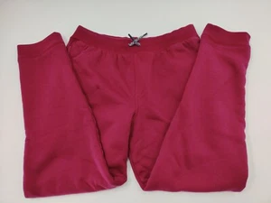 LANDS END YOUTH Large 14-16 Cuffed Drawstrings Sweatpants In Purple - Picture 1 of 15