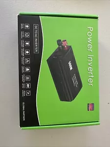 Ysolx 500w Power inverter Car charger 12vDC to 110AC double USB ports/AC oulets - Picture 1 of 7
