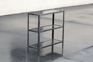 Custom Steel Three Tier Shelf by Rehab Vintage Interiors, Made to Order