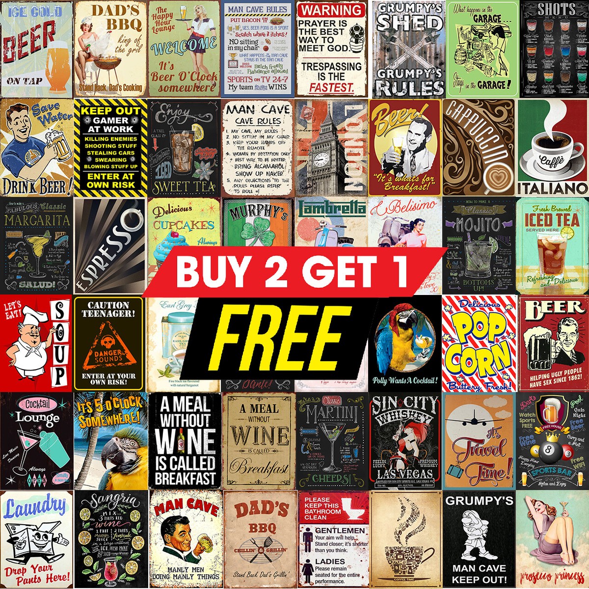 Targa Vintage Canada 1867 In Metallo - Decorazione Wall Art Per Bar, Garage 15x30 Cm - Foto 6