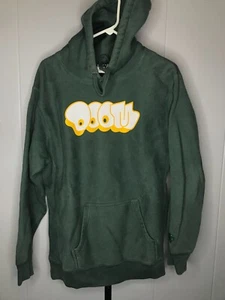 MF DOOM Hoodie Gas Drawls LG Green All Caps Madvillain Mouse Mask Dilla Hip Hop - Picture 1 of 7