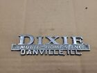 Dixie Mobile Homes Danville Illinois Metal Dealership Dealer Emblem Badge Logo
