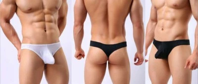 SLIP STRING TUYAU TRANSPARENT L XL HOMME SEXY SEXE THONG UNDERWEAR MAN - Bild 1 von 4