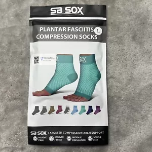 SB Sox Kompressionsstrümpfe für Plantarfasziitis Unisex nagelneu Größe L - Bild 1 von 4