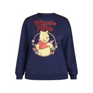 Disney Winnie Puuh Grafik Sweatshirt Damen Große 12-14 blau - Bild 1 von 10