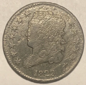 1829 Half Cent ~ Classic Head ~ 1/2 Penny/Cent ~ Copper U.S. Coin ~ 1H2760 - Picture 1 of 8