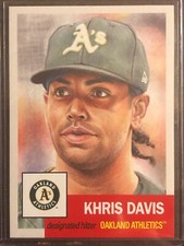 2019 Topps Living #150 Khris Davis Oakland Athletics
