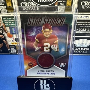 Dyami Brown 2021 Rookies & Stars Star Search Patch SS-DB Rookie RC Commanders SP - Picture 1 of 2
