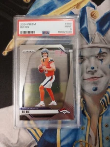 2024 PANINI PRIZM BO NIX #309 RC PSA 9 Denver Broncos - Picture 1 of 4