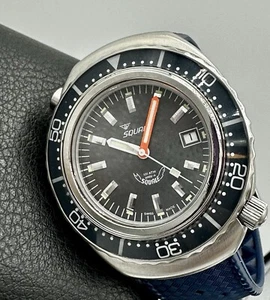 Raro Squale Professional 101 Atmos Ref 2002A Azul/Gris 1000m Buzo 44mm Suizo - Imagen 1 de 12