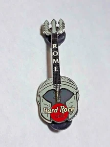 Hard Rock Cafe ROME 2002 Gladiator Helmet Guitar Trident PIN - Picture 1 of 5