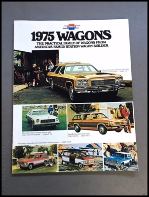 1975 Chevrolet Chevy Wagon Brochure Catalog - Caprice Impala Malibu Chevelle - Image 1 of 4