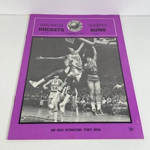 1968 Dec 6  NBA  San Diego Rockets Vs Phoenix Suns W Ticket Stub Pat Riley Rare - Picture 1 of 10