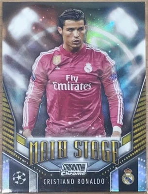 2023 Topps Stadium Club Chrome Cristiano Ronaldo Main Stage #MS-CR - Bild 1 von 2