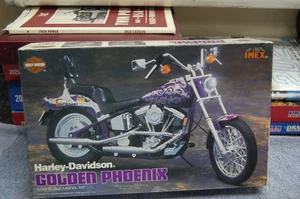 Kit modelo motocicleta Harley Davidson Golden Phoenix escala 1:12 IMEX #472 - Imagen 1 de 7