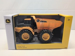 John Deere 11" Yellow Construction Dump Truck Vehicle Wheel Loader Tractor NIB - Picture 1 of 5