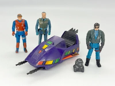 Vintage MASK/M.A.S.K. Lot - Piranha side car/3x Action Figures - 1985 Kenner - Image 1 of 4
