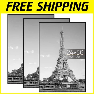 耐用 24x36 黑色框架 - 垂直或水平 — 第 1/4 张图片