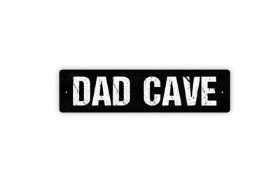 Dad Cave Lounge 酒吧乙烯基贴纸/金属街道标志 — 第 1/4 张图片