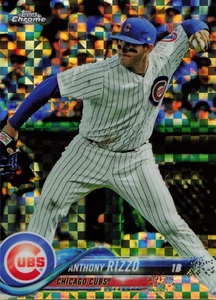 2018 Topps Holiday #HMW5 Anthony Rizzo Metallic Snowflake - Picture 1 of 2