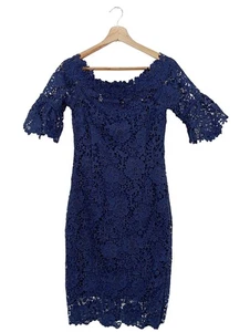 PAPER DOLLS Etuikleid Damen Kleid Gr. DE 40 blau Party-Look - Bild 1 von 7