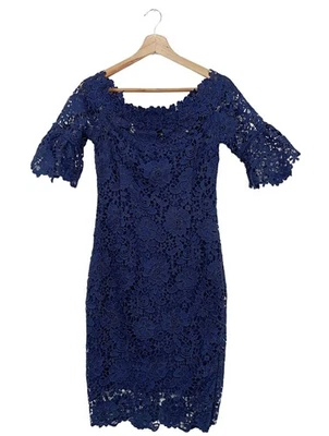 PAPER DOLLS Etuikleid Damen Kleid Gr. DE 40 blau Party-Look - Bild 1 von 4