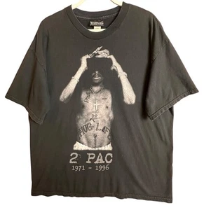 Vintage 2Pac T-Shirt Herren XL 2006 Westcoast Hip Hop Rap Tee Vintage Y2K doppelseitig - Bild 1 von 15