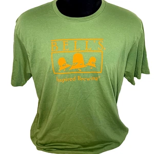 Camiseta de manga corta Bell's Brewing para hombre XL verde - Imagen 1 de 6