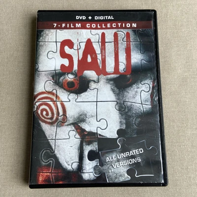 Saw 7-Film Set (DVD 4-Disc Set) 1 2 3 4 5 6 7 Final Chapter Cult Gore Horror NR - Image 1 of 4