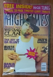 HIGH TIMES MAGAZINE AUG. 1996 ISSUE 252 METHOD MAN WU-TANG/TIMOTHY LEARY TRIBUTE - Picture 1 of 2