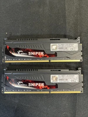 G Skill Sniper 4GB PC3-14900 DDR3 DIMM F3-14900CL9-4GBSR (F3-14900CL9D-8GBSR) - Image 1 of 2