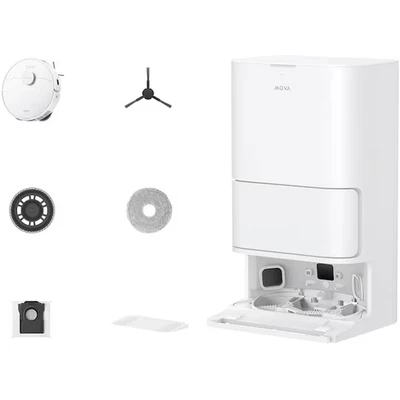 Mova E30 Ultra Saugroboter Wischfunktion Auto Entleerung 7000Pa Teppichsensor - Bild 1 von 4
