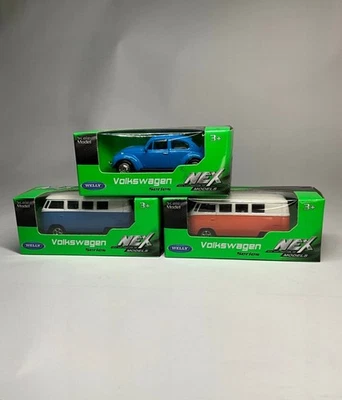 Lote de 5 coches diecast marca Welly (Mercedes, Renault, VW) - Difíciles de encontrar en EE. UU. Foto 1 de 4