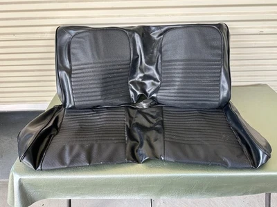 Ford Mustang 1968 convertible de lujo cubierta de asiento trasero negro tejido cómodo #8375 Foto 1 de 4