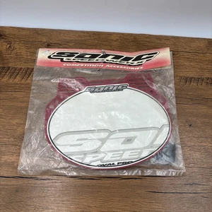 VINTAGE BMX NUMBER PLATE SONIC SPEEDWERX OVAL PRO NOS - Picture 1 of 3