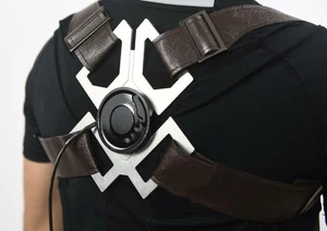 Cintura in pelle elettromagnetica kit pezzi di ferro per Captain America Shield Cos Prop - Foto 1 di 11