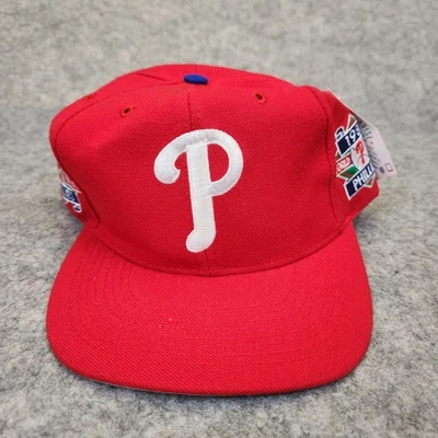 Vtg 1980 Philadelphia Philles WORLD SERIES CHAMPION Snapback Hat ANNCO NEW NWT - Image 1 of 4