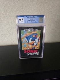 Sonic the Hedgehog (Sega Genesis, 1991) 1st Print 100% Complete CIB 9.6 CGC VGA
