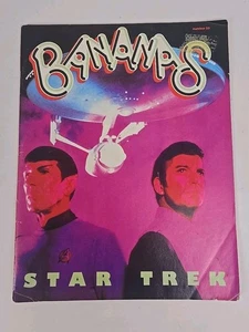 Bananas Magazine #33 Star Trek W/ Steve Martin 'Cheap Trick' Poster READ - Imagen 1 de 9