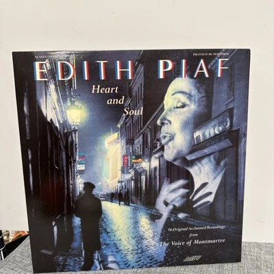 Edith Piaf  -Heart And Soul  12” Vinyl LP Gatefold Album Record 1987 - Image 1 of 4