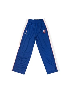 NWT Reebok LA Clippers Tearaway Warm-Up Pants Men’s Size L NBA Blue White Red VT - Picture 1 of 9