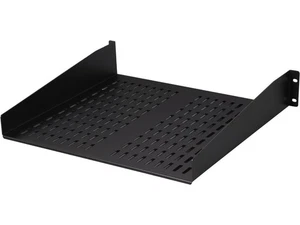 StarTech.com CABSHELFV 2U 16 in Universal Vented Rack Mount Cantilever Shelf - - Picture 1 of 5