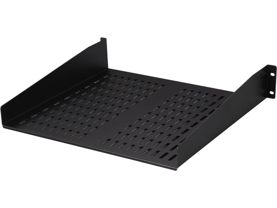 StarTech.com CABSHELFV 2U 16 in Universal Vented Rack Mount Cantilever Shelf - - Image 1 of 4