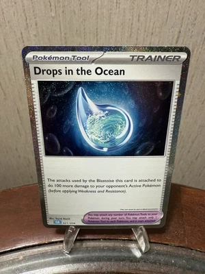 Drops in the Ocean 021/034 Trading Card Game Classic Holo - Image 1 of 3