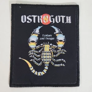 OSTROGOTH Ecstasy And Danger SMALL PATCH Printed Band Logo - Picture 1 of 6